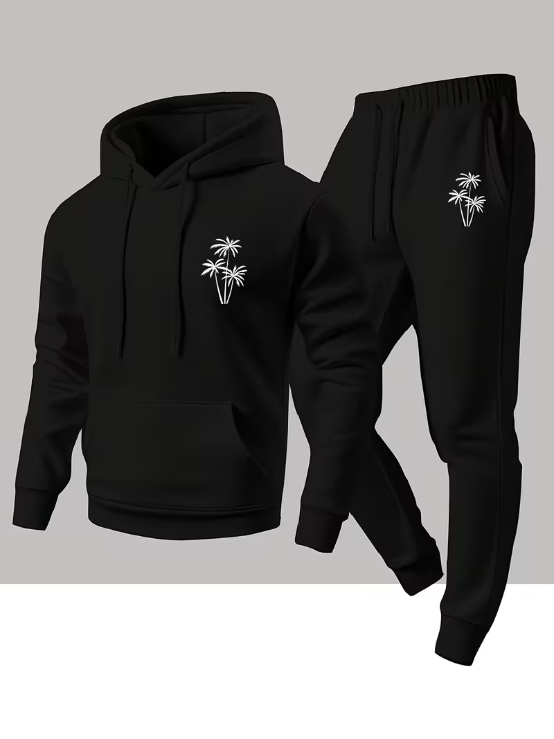 Outdoor Sport Hoodie - Мужской минималистичный спортивный костюм с оригинальным