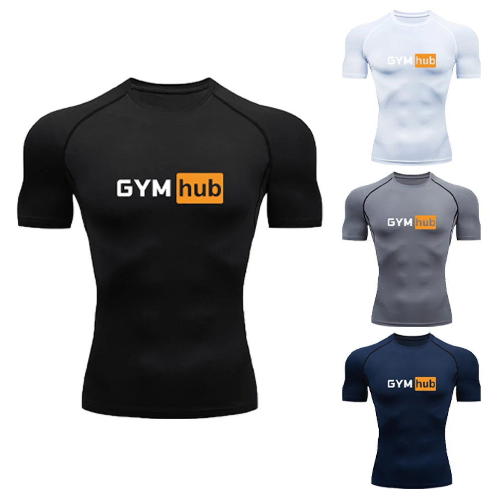 Outdoor Sport.Hub - Мужская компрессионная футболка Gym Hub с
