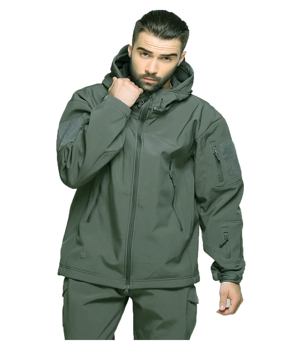 Outdoor Sport Hoodie - Весенне-осенняя тактическая флисовая мужская теплая полярная