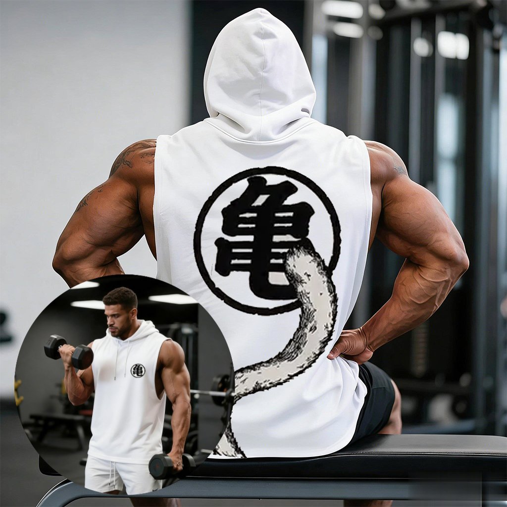 Outdoor Sport Hoodie - Мужская майка-безрукавка Dragon Ball 2026: оверсайз,