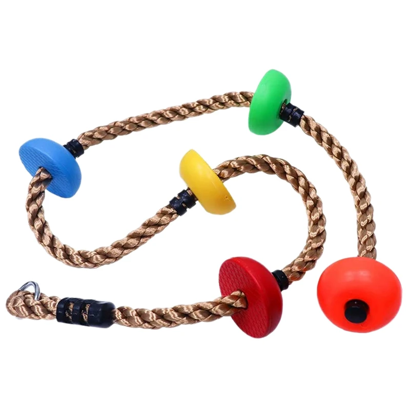 Outdoor Sport Jas - Красочная веревка для скалолазания, раскачивающийся диск,