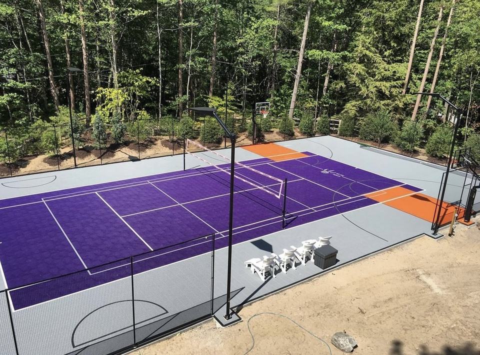 Экологичные пластиковые наполь – обзор и цена Outdoor Sport Floor Tiles