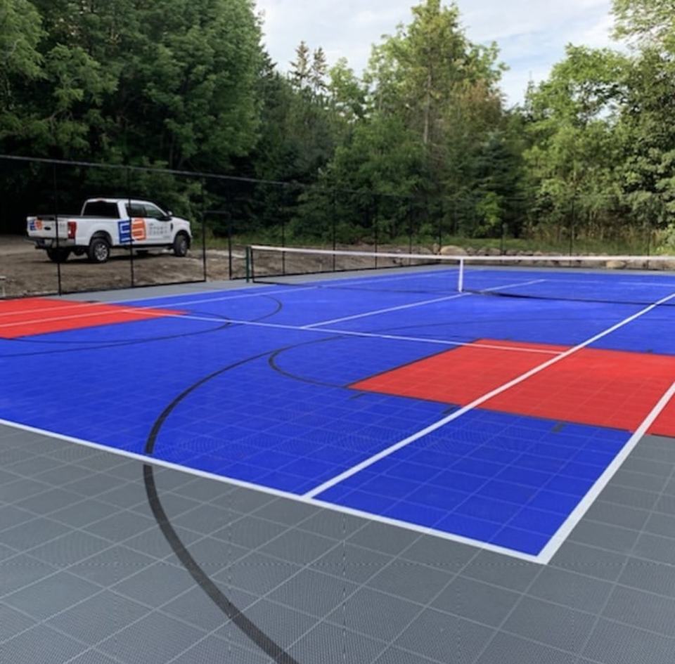 Экологичные пластиковые наполь – обзор и цена Outdoor Sport Floor Tiles